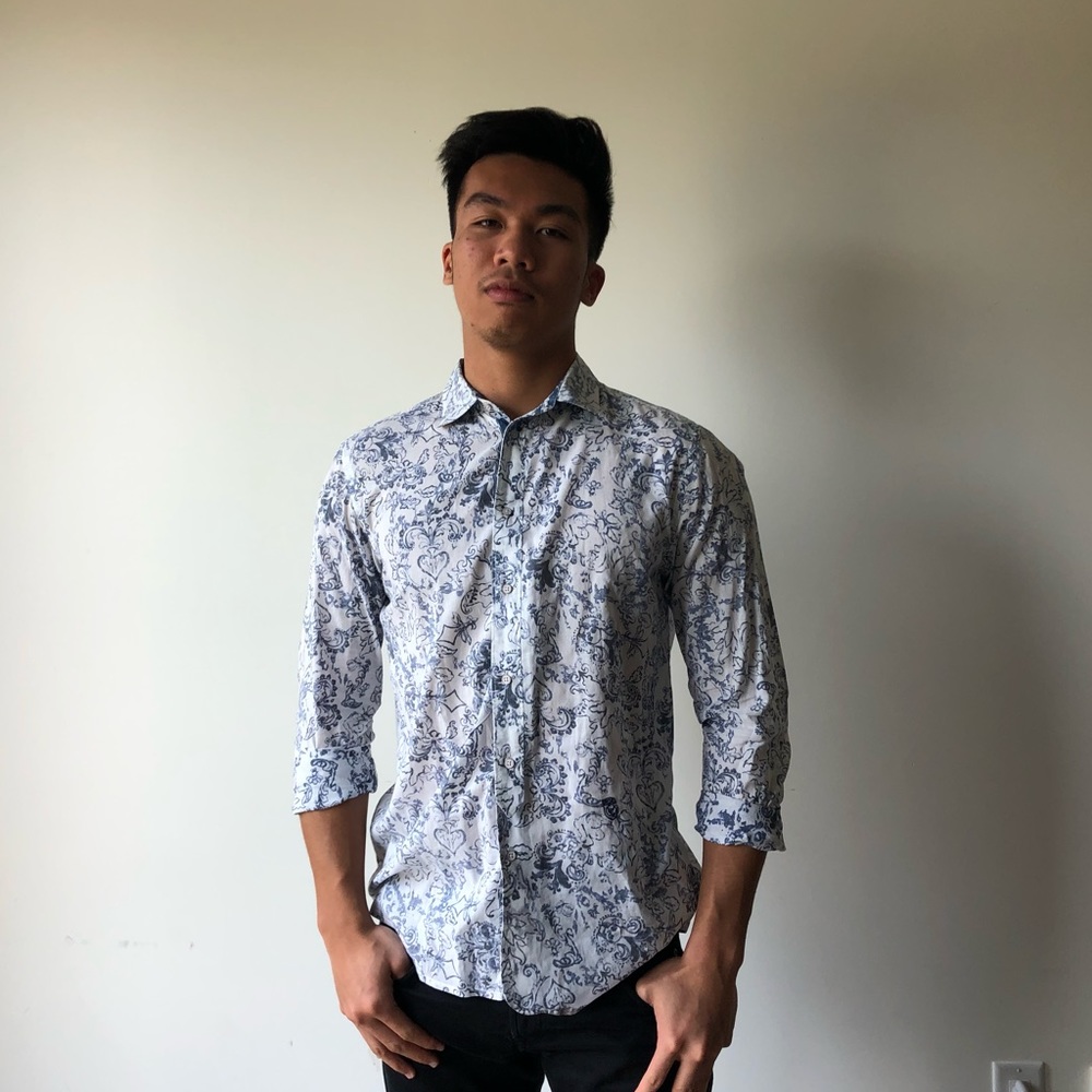 Diesel Men’s Casual Dress Shirt